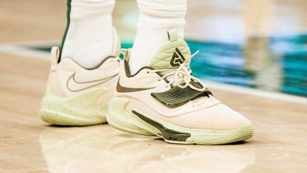 Nike Zoom Freak 3 worn by Giannis Antetokounmpo.